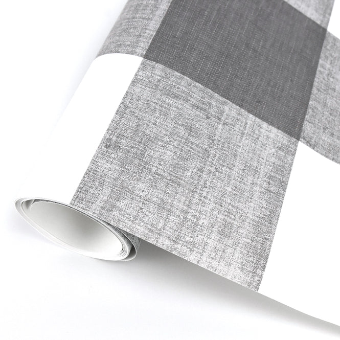 【予約受付】はがせる シール 壁紙 NU WALLPAPER / scott-ish plaid self adhesive wallpaper / SLW3415