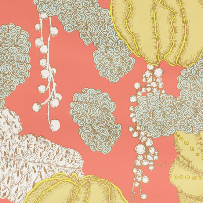 輸入壁紙 Makelike / Succulent Wallpaper Red