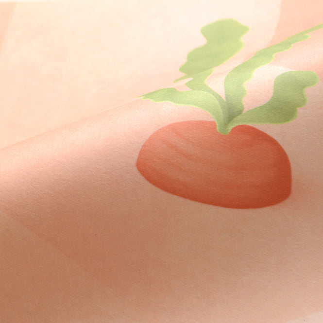 NLXL PINK CARROT WALLPAPER BY SUZAN HIJINK / SUZ-01