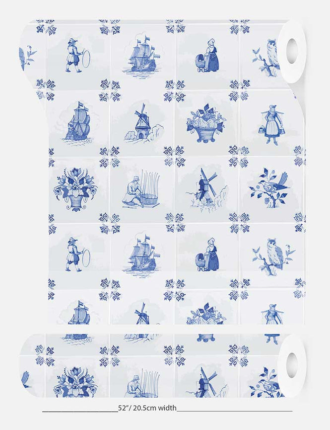 【限定数】Royal Delft by Nicolette Mayer ロイヤル・デルフト / Royal Delft Tile Play
