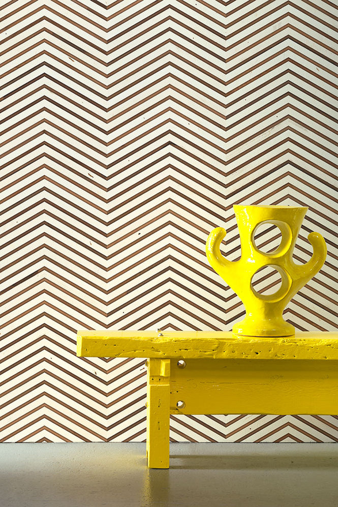 【1mサンプル】TIMBER STRIPS WALLPAPER by PIET HEIN EEK / TIM-04