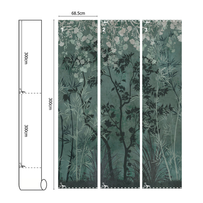 ROMO / PLUMA WALLCOVERINGS / SAYURI W446/04