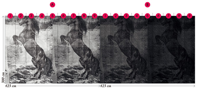 Wall&deco / Life 13 El caballo de Andy / WDEC1301