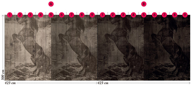 Wall&deco / Life 13 El caballo de Andy / WDEC1302