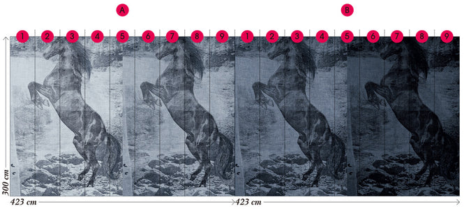 Wall&deco / Life 13 El caballo de Andy / WDEC1303