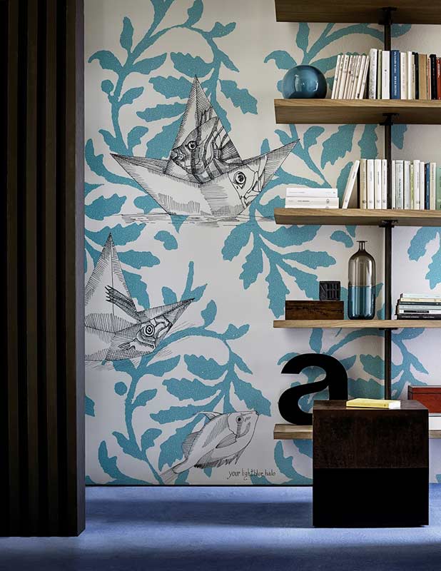 Wall&deco / Contemporary Wallpaper 2016 The Elusive Otter FLOAT ON WDFO1601