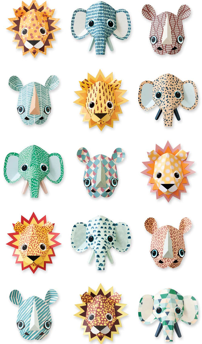 studio ditte / Wild Animals Wallpaper / cool