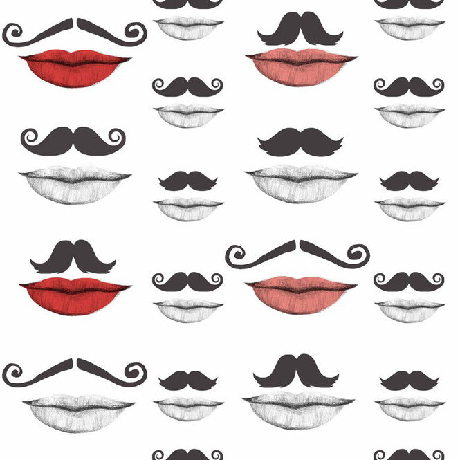 MINDTHEGAP /  MOUSTACHE AND LIPS WP20084
