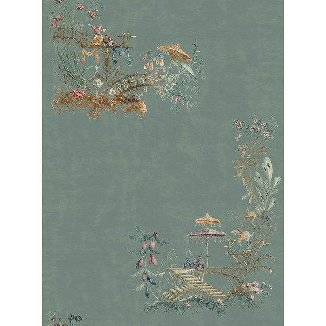 MINDTHEGAP / THE TRANSYLVANIAN MANOR / CHINOISERIE Blue WP20437