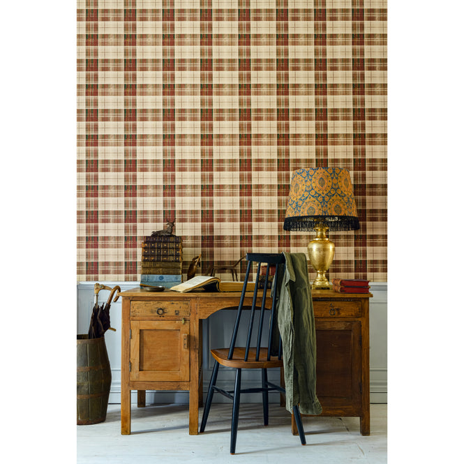 MINDTHEGAP / TRANSYLVANIAN ROOTS / COUNTRYSIDE PLAID Leather WP30012