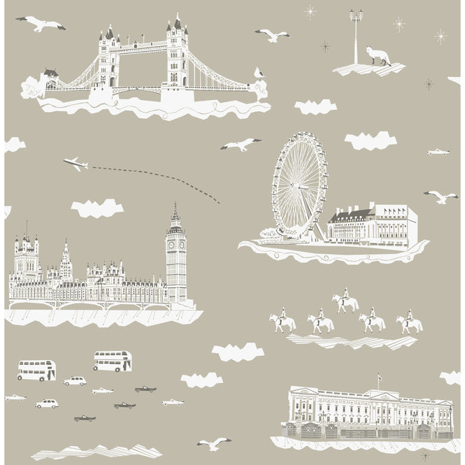 【切売m単位】YSD LONDON / Wish You Were Here in London WP-WYWHL-03 / Evening Fog